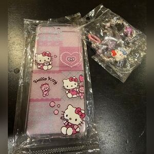 Hello Kitty Phone Case for Samsung Galaxy Z Flip 5 with Lanyard